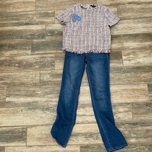 SOLD 3 for $20 Work/Girls Night Out Tweed Blouse